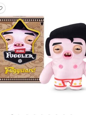Fuggler Fugg Stars 9 inch (Greazee), Funny Ugly Monster Stuffed Animal Toy